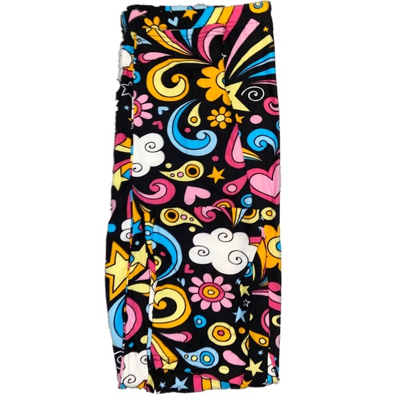 💥HP💥Super Plus Black Colorful Paradise Leggings - Picture 4 of 5